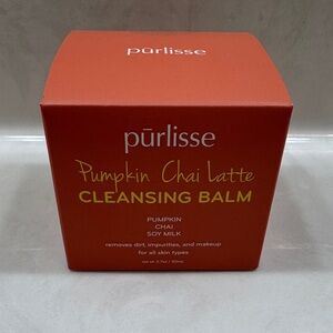 Purlisse Pumpkin Chai Latte Cleansing Balm Removes Dirt, Impurities, and Makeup